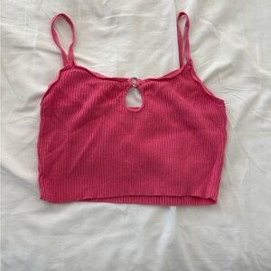 LA Hearts Pink Crop Top